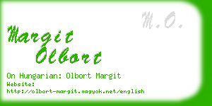 margit olbort business card